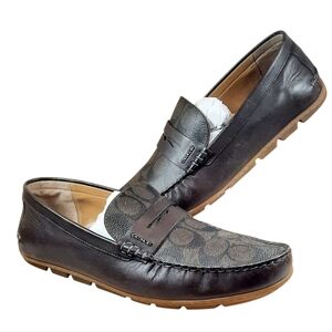 Coach Mott Driver Men's Size 11 D  Loafers Shoes signature G2983